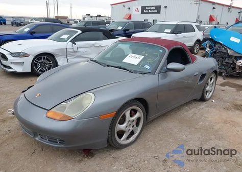 2002 Porsche Boxster S z USA, uszkodzony, nr VIN WP0CB29822U660564